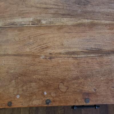 Pair of Cubed Wooden Trunks/Tables (D-KD)