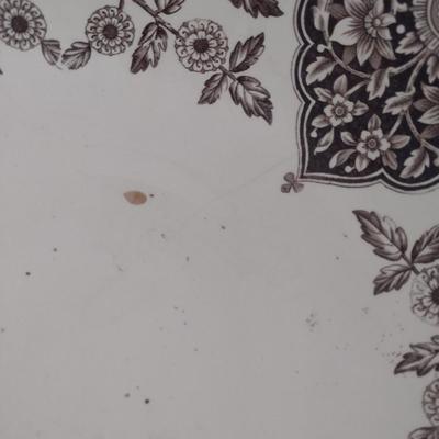 Vintage Hill Pottery Wash/Vanity Set- Bowl, Pitcher with Lid, Powder Dish, Tall Vase (Stand not Included)