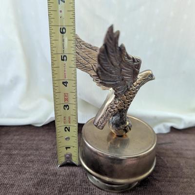 Musical Rotating Brass Eagle