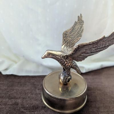 Musical Rotating Brass Eagle