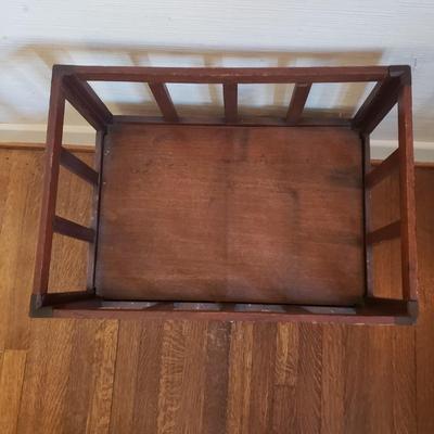 Victorian Canterbury With Castors & Drawer (D-KD)