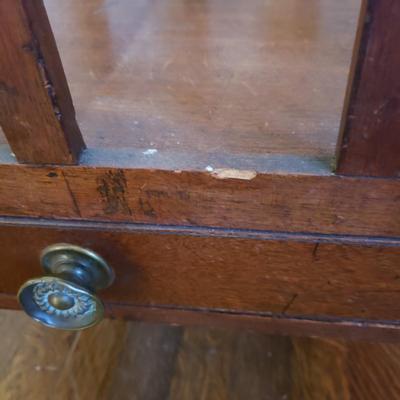 Victorian Canterbury With Castors & Drawer (D-KD)