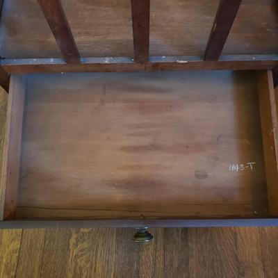 Victorian Canterbury With Castors & Drawer (D-KD)