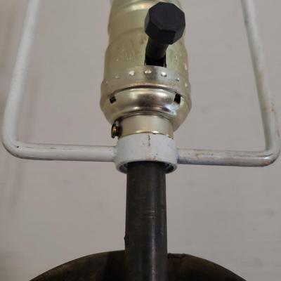 Harry Balmer/Richard Barr Brutalist Large Metal Lamp (D-KD)