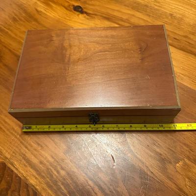 Wooden Hinged Box