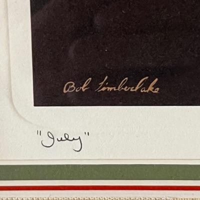 Bob Timberlake ‘July’ - Pencil Signed & Numbered Print (DR-RG)