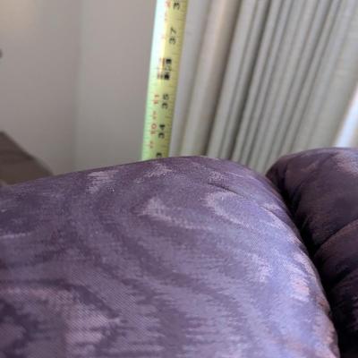 Burgundy Chair fanned back.