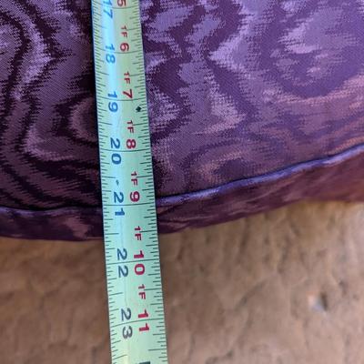 Burgundy Chair fanned back.