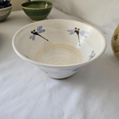 Assortment of Stoneware Bowls, Crocks & Cups (O-JS)