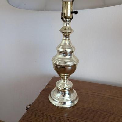 Small Blue Lamp and Gold in Color.