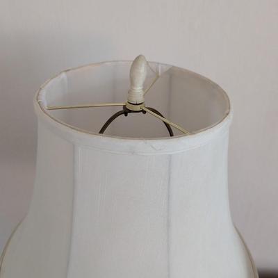 Small Blue Lamp and Gold in Color.