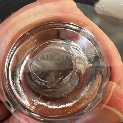 Lalique Frosted Koi Fish Crystal Ring Dish (LR-RG)