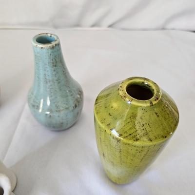 Ceramic Flower/Bud Vases (O-JS)