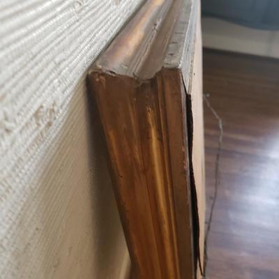 Antique Gold Framed Wall Mirror (D-KD)