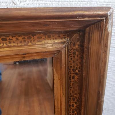 Antique Gold Framed Wall Mirror (D-KD)
