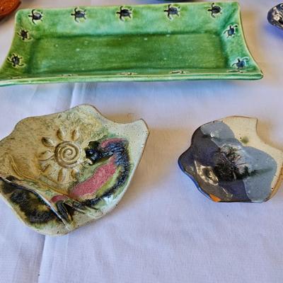 Textured & Mostly Hand Built Pottery (O-JS)