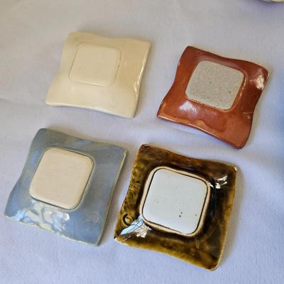 Textured & Mostly Hand Built Pottery (O-JS)