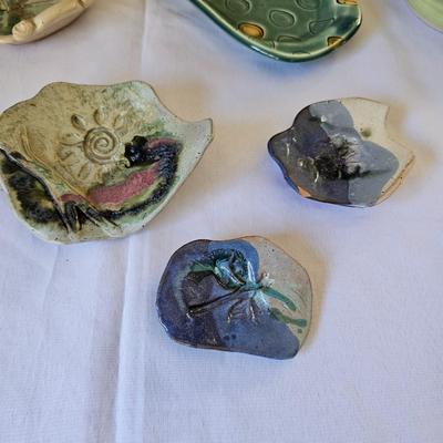 Textured & Mostly Hand Built Pottery (O-JS)