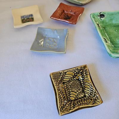 Textured & Mostly Hand Built Pottery (O-JS)