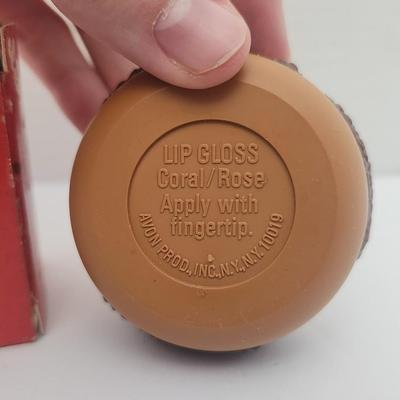 Avon Funburger Hamburger Lip Gloss Compact Vintage Novelty Makeup Collectible With Box