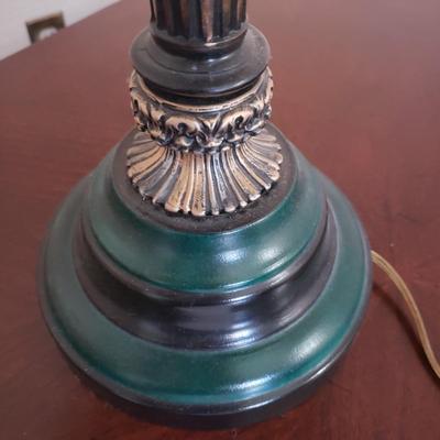 Regency Style Green/Gold Table Lamp (D-KD)
