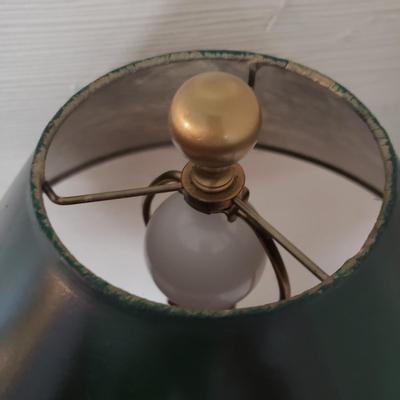 Regency Style Green/Gold Table Lamp (D-KD)
