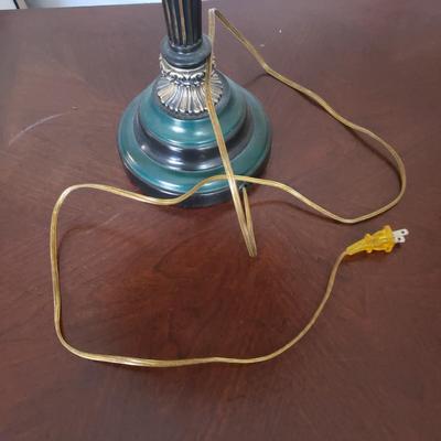 Regency Style Green/Gold Table Lamp (D-KD)