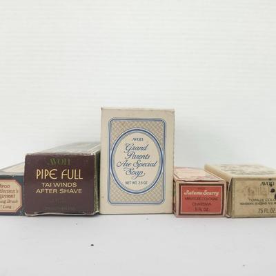 Avon Vintage Assorted Gift Lot Pipe Full After Shave Autumn Sentry Soap Shaving Brush Charisma