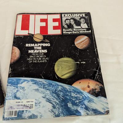 Three Life Magazines.