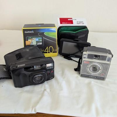 Kodak Camera,Minolta Camera, Garmin and Garmin Case