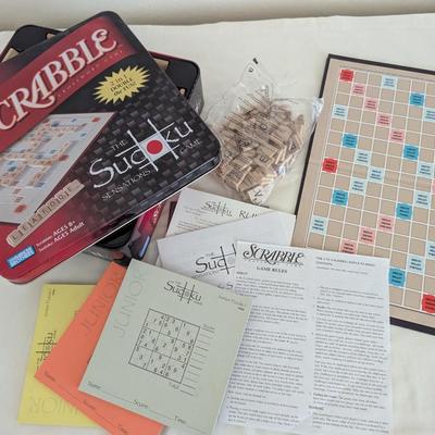 2 in 1 Scrabble and Sudoku Games