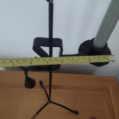 Wrought Metal Candle Holder with Snuffer
