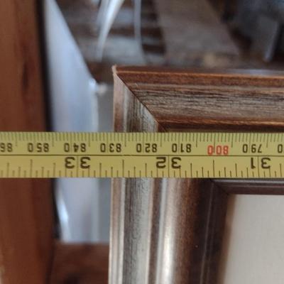 'Winter Crossing' by Harry Lamar Richardson- Numbered Print Framed Behind Glass