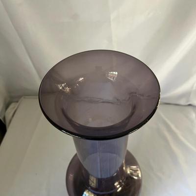 Blenko Style Large Amethyst Umbrella Stand (DR-RG)