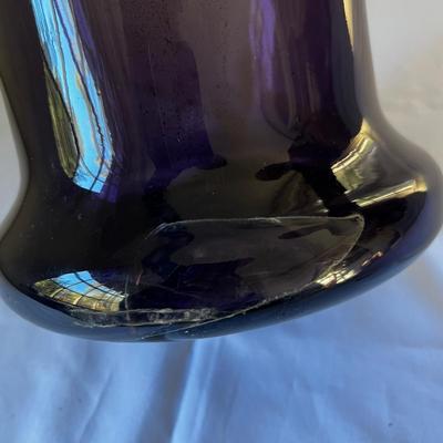 Blenko Style Large Amethyst Umbrella Stand (DR-RG)