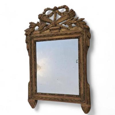 Sale Photo Thumbnail #22: 19th C Gesso italian mirror 