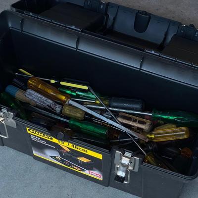 Sale Photo Thumbnail #246: Stanley Toolbox with tools
