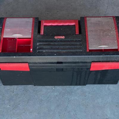 Sale Photo Thumbnail #247: Black toolbox with hand tools