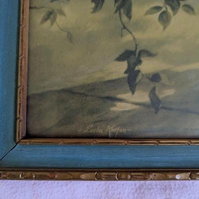 Vintage Picture by Zula Kenyon "Blue Bird Of Happiness"