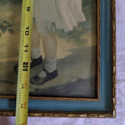 Vintage Picture by Zula Kenyon "Blue Bird Of Happiness"