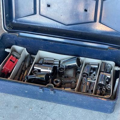 Sale Photo Thumbnail #252: small black tool box with tools