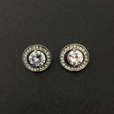 Beautiful crystal rhinestone, studded, earrings,