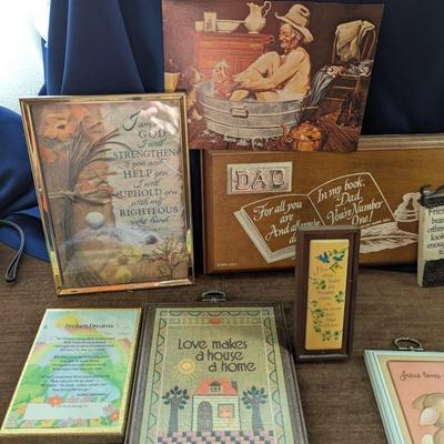 Assortment of Wall Hangings