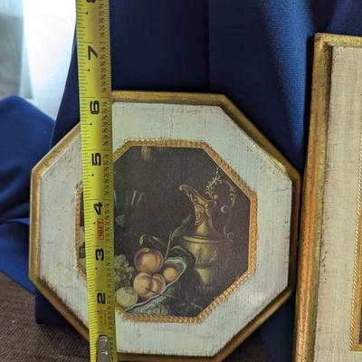 Group of Pictures...."Still Life With Flowers" Kitten with Flowers, Florentine Fruit and Floral Print, Florentine Water Pitcher...