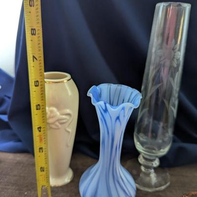 Five Beautiful Bud Vases, One Being a Lenox.