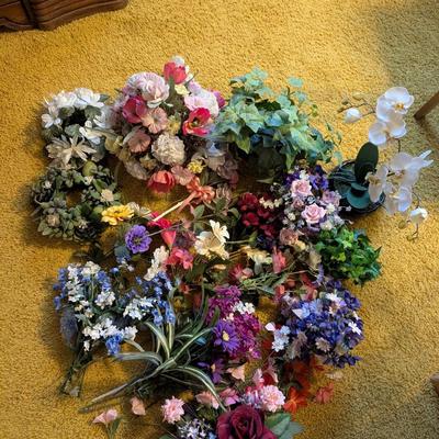 Large Group of Every Kind Of Artificial Flowers