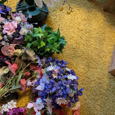 Large Group of Every Kind Of Artificial Flowers