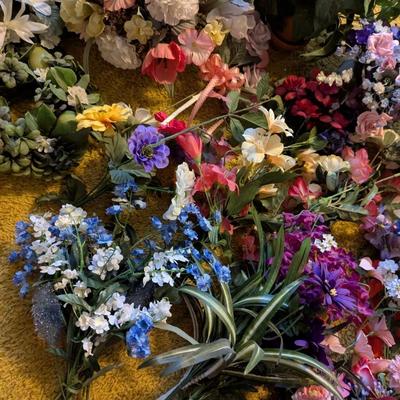 Large Group of Every Kind Of Artificial Flowers
