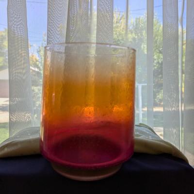 Six Beautiful Vintage Glass Vases.