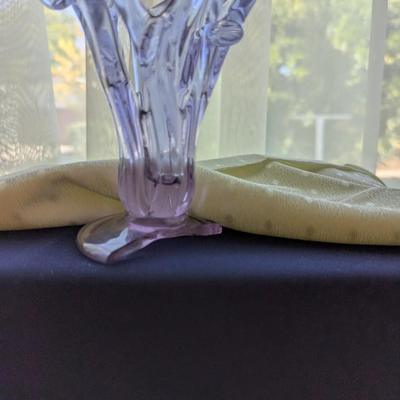 Six Beautiful Vintage Glass Vases.